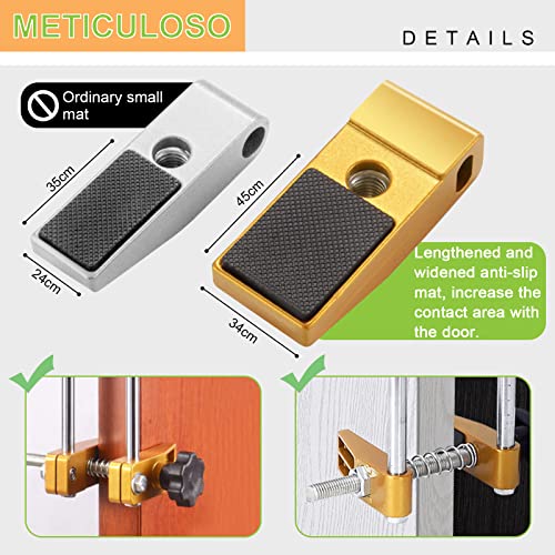 Door Lock Mortising Jig Kit – Complete Set With 3 Drill Bits For Wooden Door Lock Installation & Replacement