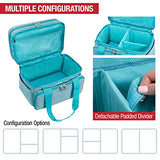 SINGER Sewing Accessories Organizer (Bag Only) – Double Layer Portable Sewing Storage Bag with 2 Detachable Pouches and 18 Storage Compartments, SINGER