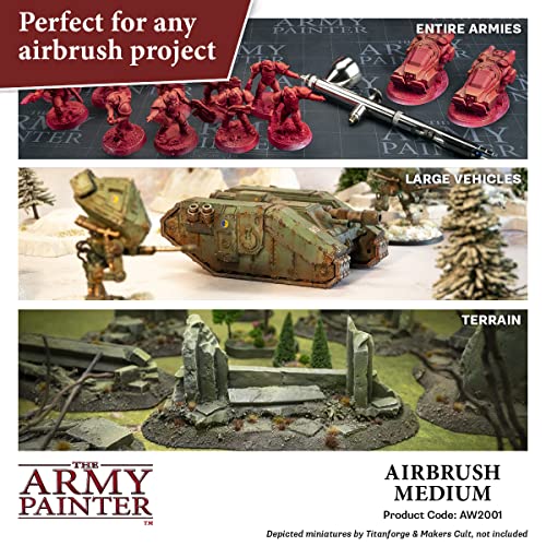 The Army Painter Airbrush Medium - Non-Toxic Water-Based Acrylic Airbrush Thinner & Flow Improver – Airbrush Paint Thinner for Acrylic Paint for The Army Painter