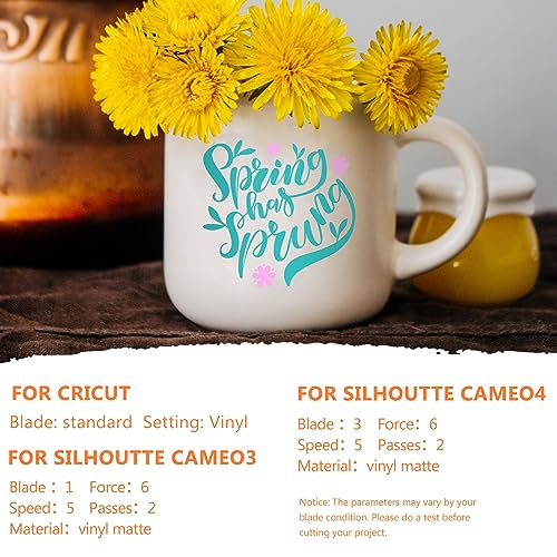 HTVRONT Matte Permanent Vinyl for Cricut - 14 Pack 12" X 12" Permanent Vinyl Bundle, Permanent Adhesive Vinyl for Craft Projects, Color Adhesive HTVRONT