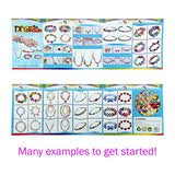 Jewelry Making kit Beads for Bracelets Making kit for Girls. 500+ Pieces Variety Shapes and Colors Perfect Toys for Girls Kids Age 4-6-8-10-12 DAZZLINGKIT