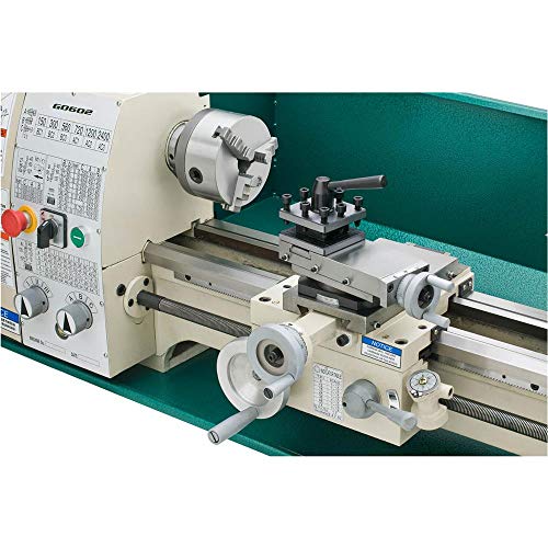 Grizzly G0602 Bench Top Metal Lathe, 10 x 22-Inch - WoodArtSupply