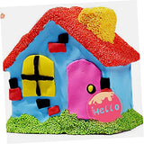 Toddmomy 15 pcs Small House Coin Bank House Craft Kit Unfinished Craft Houses Craft for Kids Unfinished Coin Bank DIY Coin Bank Kid Piggy Bank Doddle Toddmomy