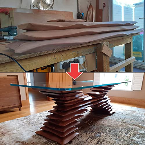 OBA Grinder Wheel Disc 4 Inch Wood Shaping Wheel, Wood Grinding Shaping Disk for Angle Grinders with 7/8” Arbor OBA