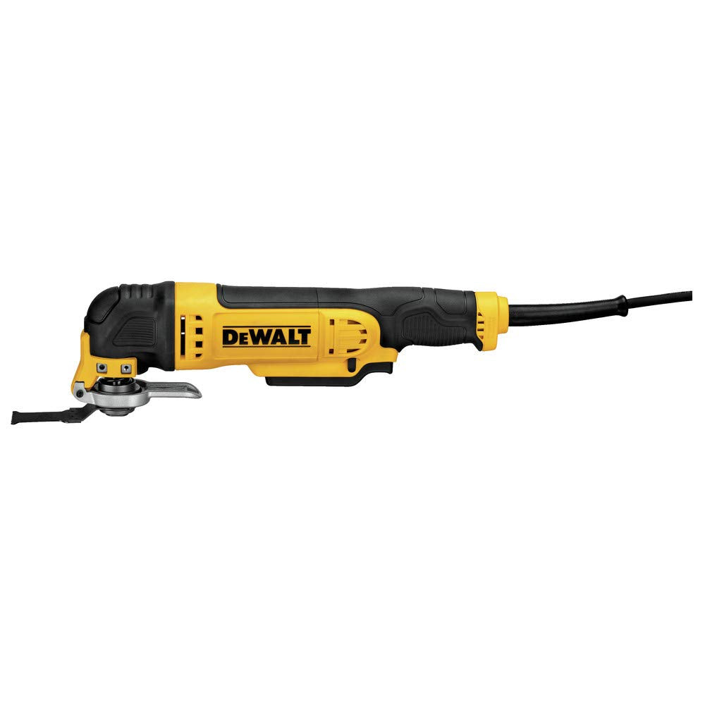 DEWALT Oscillating Tool, 3-Amp, Includes Wood Blades, Sandpaper and Tool Bag, Corded (DWE315K) - WoodArtSupply