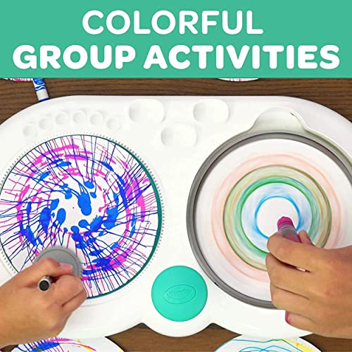 Crayola Spin & Spiral Art Station, DIY Crafts, Toys for Boys & Girls, Gift, Age 6, 7, 8, 9 Crayola