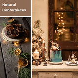 Maputune 8 Pcs 6-7 in Large Unfinished Wood Slices for Centerpieces, Natural Rustic Wooden Plate for DIY Craft, Round Wood Chips for Signage Painting Maputune