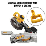 380452-00 Miter Saw Handle Clamshell Set for DeWalt DW704 & DW705 Miter Saw (Types 1-5) ，Fits 3660 3680 (Types 1-3) Miter Saw Handle Replacement folosem