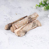 8PCS Christmas Birch Logs Natural Wooden Branches Unfinished Wood Log DIY Christmas Wooden Crafts Photo Props for Xmas Christmas Holiday Table WoodArtSupply