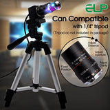 ELP 5-50mm Varifocal Lens 1080P USB Camera with H.264 High Definition Sony IMX323 Webcam for Android Linux Windows Industrial Video ELP