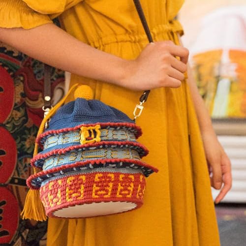 ULTNICE 4pcs Natural Wooden Basket Bottom Circle Shape Blank Crochet Knitting Basket Wood Base Shaper for DIY Basket Craft Weaving Making Supplies ULTNICE