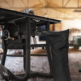Black Table Saw Dust Collector Bag for 10" Tablesaws, Compatible with Bosch/Dewalt/Makita/Ryobi/Craftsman/Porter Cable/RIGID/Metabo/Kobalt Delta WoodArtSupply