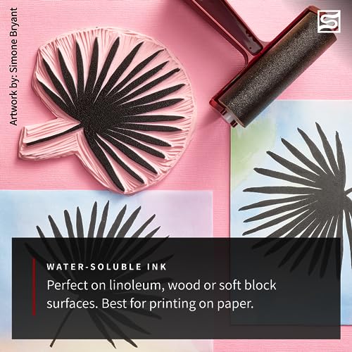 Speedball Super Value Block Printing Starter Kit – Includes Ink, Brayer, Lino Handle and Cutters, Speedy-Carve Speedball