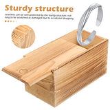 VILLCASE 3pcs Box Pull Out Wooden Box Wood Boxes for Crafts Kitchen Drawer Storage Organizer Wooden Boxes Unfinished Treasure Chest Wood Crates VILLCASE