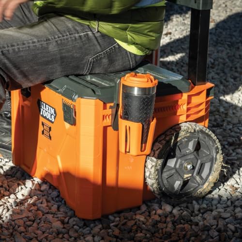 Klein Tools 54817MB MODbox Cup Holder, Modular Tool Storage System Side Mounting Accessory, Easy One-Handed Attachment, Anti-Spill Klein Tools