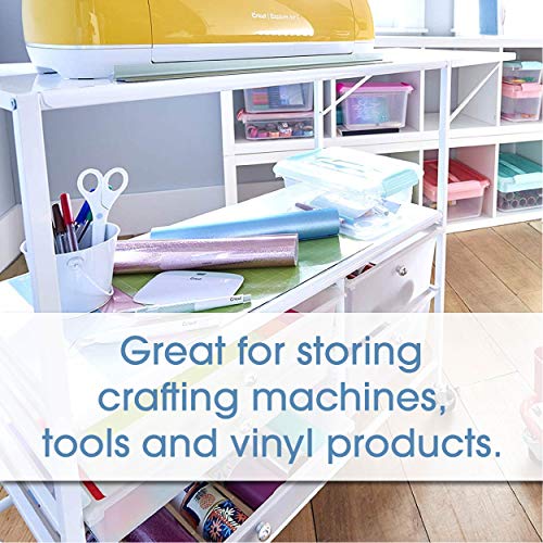 Essex Drawers & Rolling Storage Cart with Tray by Recollections, White Recollections