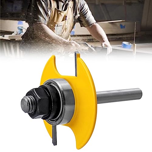 Mesee Biscuit Router Bit 1/4 Inch Shank Biscuit Joint Slot Cutter Woodworking Slotting Router Bit Wood Jointing Milling Tool - 1/16 Inch Cutting Mesee