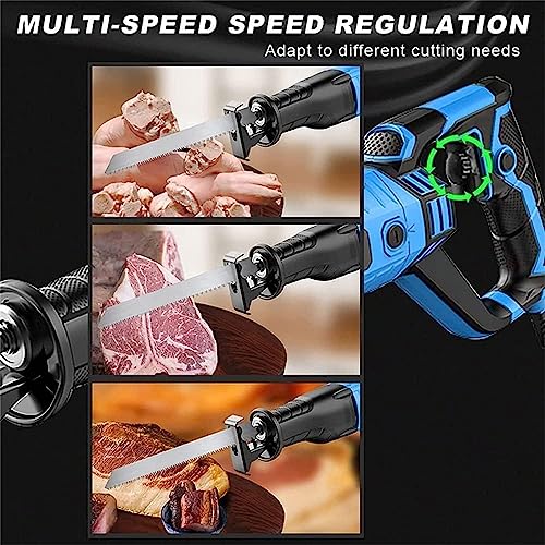 Commercial Bone Saw Machine Electric Froze Meat Bone Cutter,900W/1300W, 0-2800 RPM, Reciprocating Saw Sabre Saw 22mm/33mm Cutting Width, Tool-Free