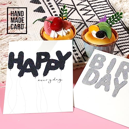 Holographic Ultra Fine Glitter and Chunky Glitter, Teenitor Craft Glitters with 110g Resin Glitter Powder Sequins and 100g Metallic Iridescent Chunky Teenitor