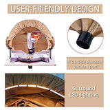 GARVIN Miter Saw Dust Collection Hood with Light, Dust Solution for Table Miter Saw, Chop Saw Hood Dust Collector Attachment, Accessory Holes, with Garvin