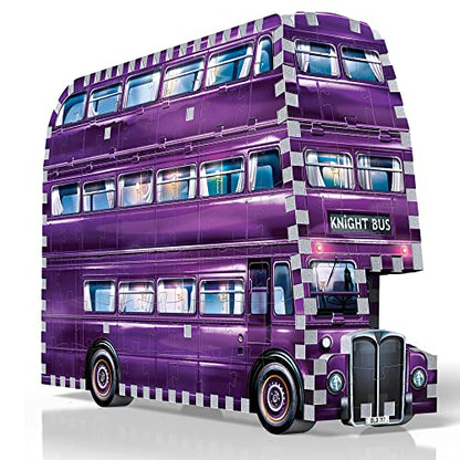 Wrebbit3D - Harry Potter – The Knight Bus 3D Puzzle for Teens and Adults | 280 Real Jigsaw Puzzle Pieces | Not Just an Ordinary Model Kit for Adults - WoodArtSupply