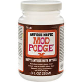 Mod Podge Antique Matte Waterbase Sealer, Glue and Finish (8-Ounce), CS12948, 1 Pack Mod Podge