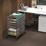 SimpleHouseware Utility Cart with 12 Drawers Rolling Storage Art Craft Organizer on Wheels Simple Houseware