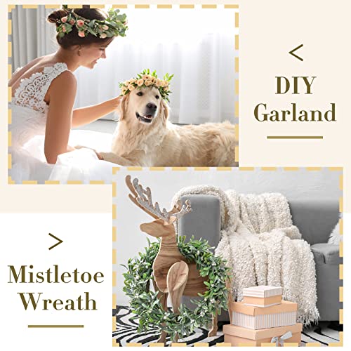 8 Pieces Christmas Wreath Wooden Wreath Frames for Crafts 11.5 Inch Wood Wreath Wood Round Wreath Ring Wreath Frame Macrame Hoop Rings for DIY Sintuff