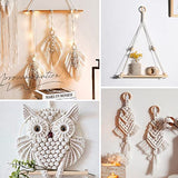 Wooden Rings for Crafts 30 PCS 55 mm Unfinished Wood Ring for Macrame Solid Natural Wood Rings for DIY Craft Pendant Connectors Jewelry Making Fantasyon