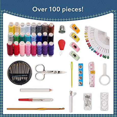 ARTIKA Sewing Kit for Adults and Beginners - Needle and Thread Kit with Sewing Accessories and Portable Case for Travel, Family with Scissors, ARTIKA