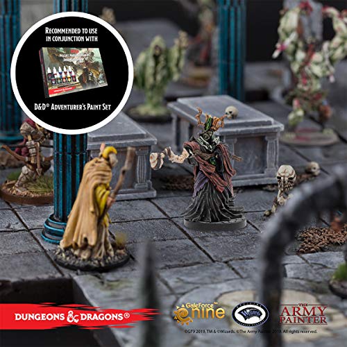 The Army Painter D&D: Undead Paint Set - Nolzur's Marvelous Pigments Miniature Painting Kit with Acererak Miniature - WoodArtSupply