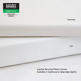 Liquitex Recycled Canvas, Traditional, 8" x 10", White Liquitex