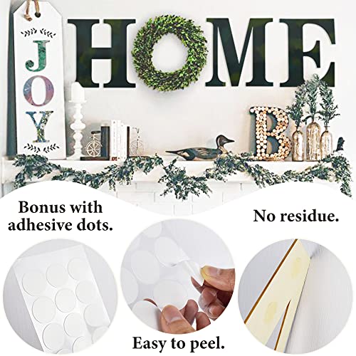 Large Wooden Letters 12 inch Wood Letters for Crafts Projects Small Wooden Letters 6 inch for Wall Decor Home Decor Birthday Party Wedding HEKOOLA