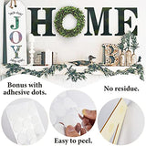 Large Wooden Letters 12 inch Wood Letters for Crafts Projects Small Wooden Letters 6 inch for Wall Decor Home Decor Birthday Party Wedding HEKOOLA