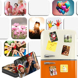 10pcs Sublimation Magnets Blanks, Enlarge 4 x 6 Inch Sublimation Refrigerator Magnet Blanks Personalized Fridge Decorative for Home Wall Decor DIY Qomork