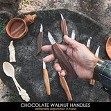 BeaverCraft Deluxe Wood Carving Kit S50X - Wood Carving Tools Wood Carving Set - Spoon Wood Carving Knives Tools Set - Whittling Kit Knife BeaverCraft
