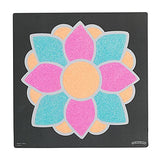 Colorations World of Art - India Rangoli, 6 Designs with Sand - Set of 12 Colorations