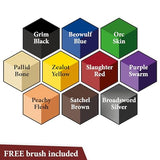 The Army Painter Speedpaint Starter Set 2.0-10x18ml Speed Model Paint Kit Pre-Loaded with Mixing Balls and 1 Brush- Base, 1 Painting Guide - Model The Army Painter