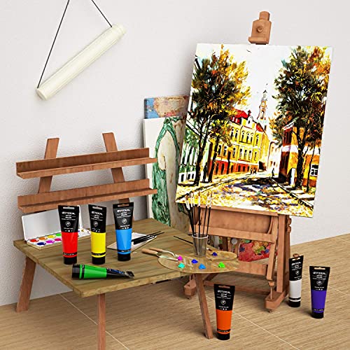 GOTIDEAL Metallic Acrylic Paint Pearl Purple Tubes(120ml, 4.1 oz) Non Toxic Non Fading,Rich Pigments for Painters, Adults & Kids, Ideal for Canvas GOTIDEAL