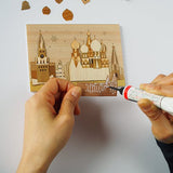 KINOWA Wooden Art Kit Kiharie Moscow Made in Japan KINOWA