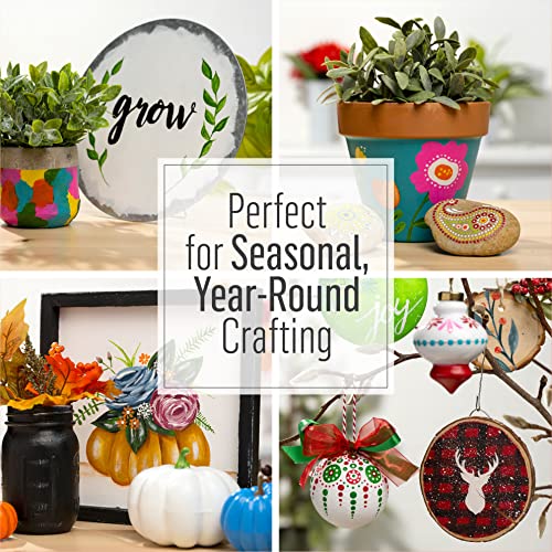 FolkArt Acrylic Paint in Assorted Colors (2 oz), 2560, Bark Brown FolkArt