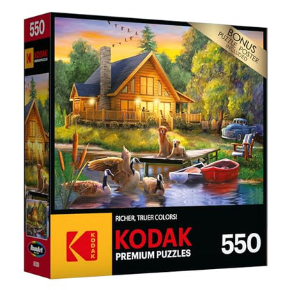 Cra-Z-Art - RoseArt - Kodak Premium - Guardians of The Lake - 550 Piece Jigsaw Puzzle