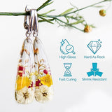 ULLFEU 400g Clear UV Resin Kit - High Gloss UV Epoxy Resin Hard Type, Fast Curing, Non Yellowing, Low Odor UV Cure Resin Ultraviolet Curing Resina UV ULLFEU