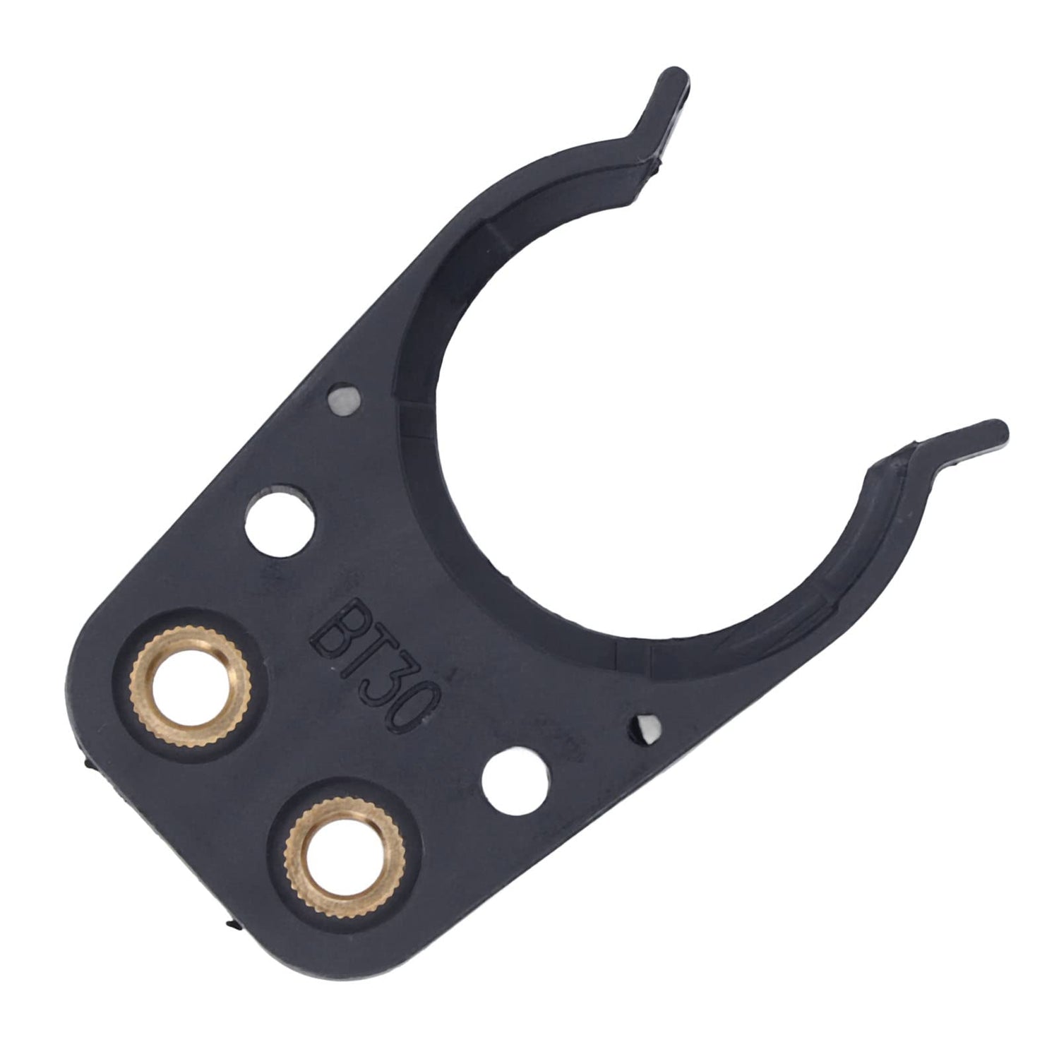 ISO30 Tool Holder Clamp, Engraving Machine Machining Center CNC Automatic Changer Clip, Iron ABS Flame Proof Rubber Claw, Holder Clamp ISO30 Cradle WOOXGEHM