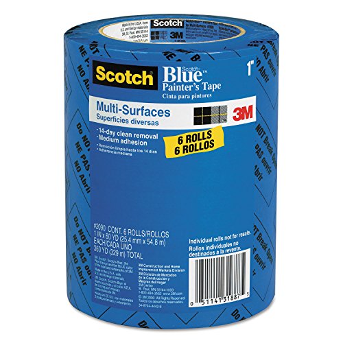 3M 1 Blue 2090-24EVP.94 in. x 60 yd. Scotch Painters Tape Value Pack-6 Pack - WoodArtSupply