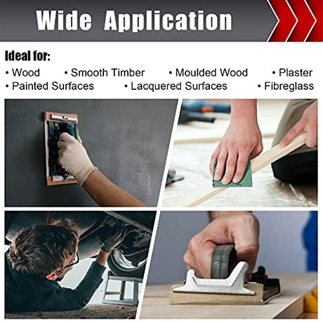 BOSHCRAFT 25 PCS Sandpaper, Sandpaper Assortment Sandpaper for Wood Metal Furniture Hand Sander Sand Paper 80/120/150/220/320 Grit Sandpaper Sheets BOSHCRAFT