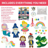 Craftorama Sewing Kit for Kids, Fun and Educational Fairytale Craft Set for Boys and Girls Age 7-12, Sew Your Own Felt Animals Craft Kit for Craftorama