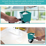 Msfullsea Portable Glue Applicator Roller 180ml Glue Roller Woodworking DIY Handheld Adhesive Roller with Flow Control Switch (3in) Msfullsea