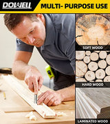 DOWELL Wood Chisel Tool Set 4pc Sturdy Chisel, 1/4 inch,1/2 inch,3/4 inch,1 inch with Carpenter Pencils HY080103 DOWELL