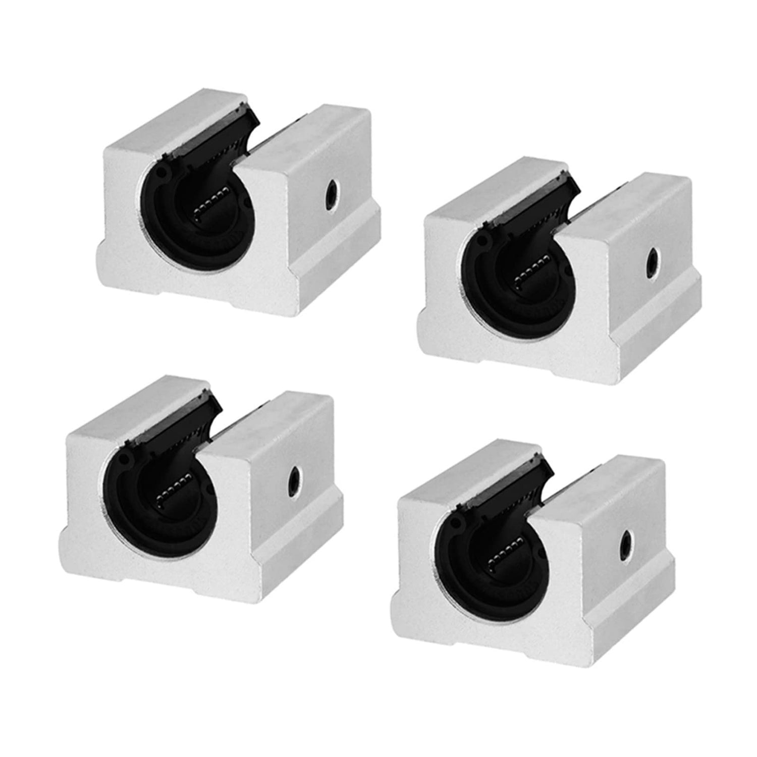 GUWANJI Linear Rail 2 PCS SBR20-1500mm Linear Slide Rails and 4 PCS SBR20UU Square Type Bearing Blocks, SBR20 Linear Rail Kit for Automated Machines GUWANJI